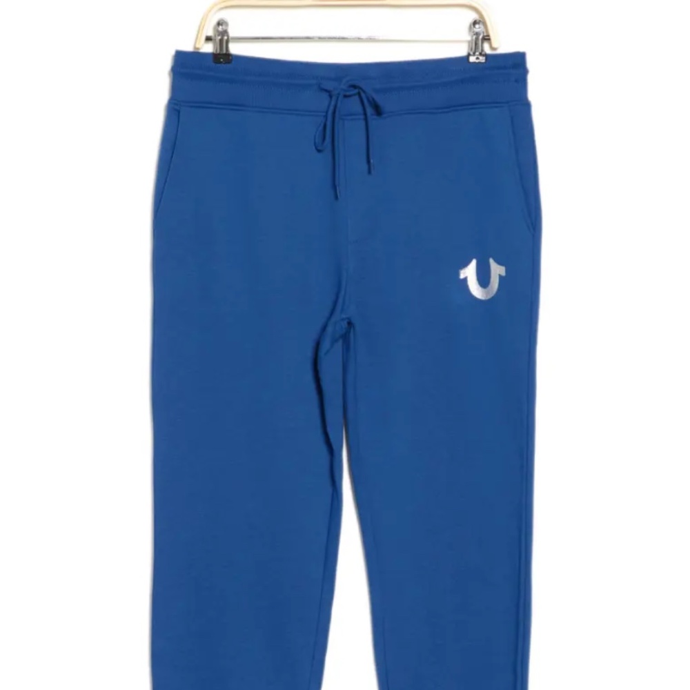 True Religion Buddha 3 Star Joggers in Lake Blue Size XL - Picture 3 of 12